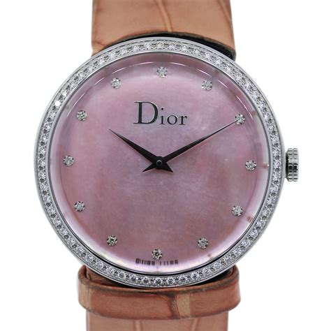 pink dior watch|dior watch original price.